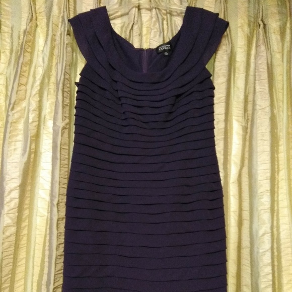 Size 12 Purple Cocktail Dress by Adrianna Papell - Picture 5 of 8